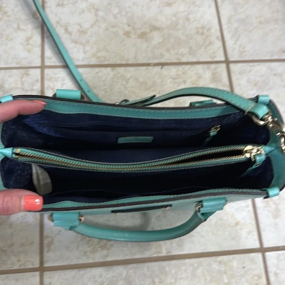 Kate Spade Wellesley Quinn Satchel Bag Teal - Picture 4 of 17